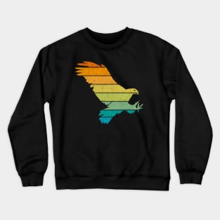 American Bald Eagle Retro Style Crewneck Sweatshirt